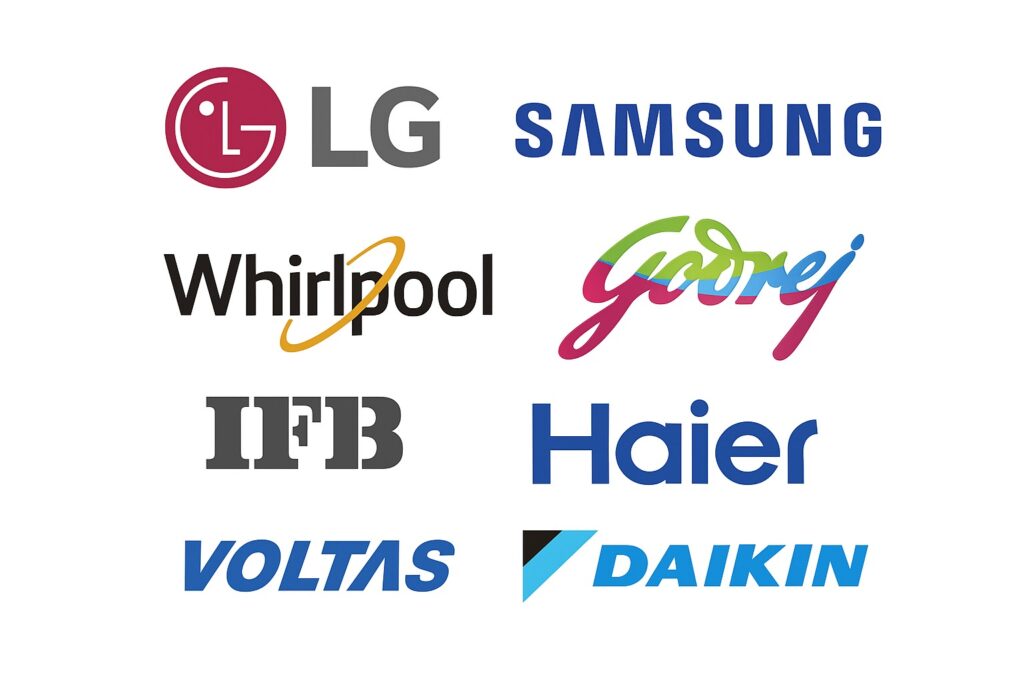 Major appliance brands we service